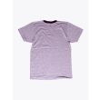 American Apparel M434 Men’s S/S Gym T-shirt Mélange Eggplant/Eggplant Back View