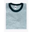 American Apparel M434 Men’s S/S Gym T-shirt Mélange Forest/Forest Folded Front View