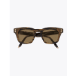 Akoni Sunglasses Ara Square-Frame Tortoise Front View