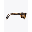 Akoni Sunglasses Ara Square-Frame Tortoise Inside View