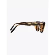 Akoni Sunglasses Ara Square-Frame Tortoise Inside View