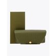 Akoni Sunglasses Ulysses Aviator White Gold/Olive box and case front view
