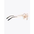 Akoni Calisto Aviator-Style White Gold Glasses side view