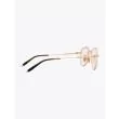 Akoni Calisto Aviator-Style White Gold Glasses side view