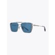 Akoni Sunglasses Hera Aviator Black Palladium/Silver three-quarter view