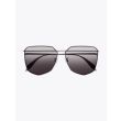 Alexander McQueen Metal Shield Piercing Frame Sunglasses Ruthenium 1