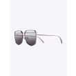 Alexander McQueen Metal Shield Piercing Frame Sunglasses Ruthenium 2