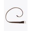 Anderson's Suede-Trimmed Elasticated Belt Bronze-Brown Zig-Zag View