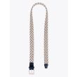Anderson's Suede-Trimmed Elasticated Belt Blue-Gold-Pink-Gray Open View