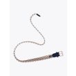 Anderson's Suede-Trimmed Elasticated Belt Blue-Gold-Pink-Gray Zig-Zag View