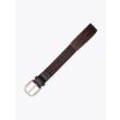 Anderson's Leather-Trimmed Elasticated AF3019 Belt Brown Front View