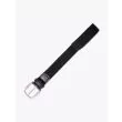 Anderson's Leather-Trimmed Elasticated AF3019 Belt Black Front View