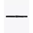 Anderson's Leather-Trimmed Elasticated AF3019 Belt Black Horizontal View