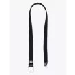 Anderson's Leather-Trimmed Elasticated AF3019 Belt Black Open View