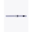 Anderson's Suede-Trimmed Elasticated Woven Belt Navy Blue White Melange Front View
