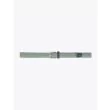 Anderson's Suede-Trimmed Elasticated Woven Belt Green White Melange Horizontal View