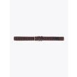 Anderson's Belt Braided Nylon/Leather Navy/Brown Horizontal View