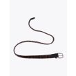 Anderson's Belt Braided Nylon/Leather Navy/Brown Zig-Zag View