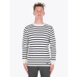 Armor-Lux Fouesnant Striped Sailor Sweater Nature/Rich Navy Full View
