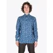 Barba Napoli Shirt Button-Down Collar Floral-Print Linen Blue 2