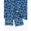 Barba Napoli Shirt Button-Down Collar Floral-Print Linen Blue 6