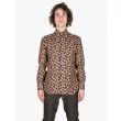 Barba Napoli Shirt Button-Down Collar Floral-Print Linen Brown 2