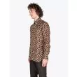 Barba Napoli Shirt Button-Down Collar Floral-Print Linen Brown 3
