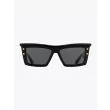 Balmain B-VII Square Black/Gold Sunglasses Front View