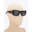 Balmain Sunglasses Envie D-Frame Black/Gold with three-quarter view mannequin