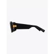 Balmain Sunglasses Envie D-Frame Black/Gold side view