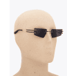 Balmain Sunglasses Fixe Rimless Gold/Matte Black Three-quarters View