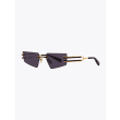 Balmain Sunglasses Fixe Rimless Gold/Matte Black Three-quarters Left View