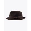 Borsalino Hat Small-Brimmed Alessandria Rabbit-Felt Dark Brown 2