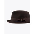 Borsalino Hat Small-Brimmed Alessandria Rabbit-Felt Dark Brown 3