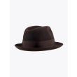 Borsalino Hat Small-Brimmed Alessandria Rabbit-Felt Dark Brown 4