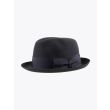 Borsalino Hat Small-Brimmed Alessandria Rabbit-Felt Anthracite Dark Grey 1