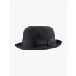 Borsalino Hat Small-Brimmed Alessandria Rabbit-Felt Anthracite Dark Grey 1