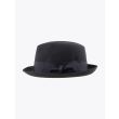 Borsalino Hat Small-Brimmed Alessandria Rabbit-Felt Anthracite Dark Grey 2