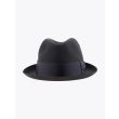 Borsalino Hat Small-Brimmed Alessandria Rabbit-Felt Anthracite Dark Grey 5