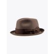 Borsalino Hat Small-Brimmed Alessandria Rabbit-Felt Light Brown 1