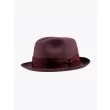 Borsalino Hat Small-Brimmed Alessandria Rabbit-Felt Red Violet 1