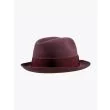 Borsalino Hat Small-Brimmed Alessandria Rabbit-Felt Red Violet 4