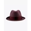 Borsalino Hat Small-Brimmed Alessandria Rabbit-Felt Red Violet 5