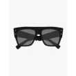 Balmain B-I Square-Frame Black Acetate Sunglasses Front View