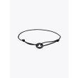 Barbara Zuna-Kratky Smooth Silver Blackened Ring 13 Cord Bracelet Black 2