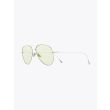 Cutler and Gross 1266 Aviator Sunglasses Palladium Plated with Pale Green Lens 2