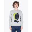 Carven Vallauris Molleton Sweat Mottled Grey Full View