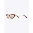 Christian Roth Rina Sunglasses Amber Smoke – White Gold 2