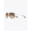 Christian Roth CR-100 Sunglasses Brown Smoke / White Gold 2