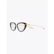 Dita Lacquer DTX517 Cat-Eye Glasses Black Three-quarter View